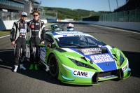 Biagi and Venturini with Lamborghini