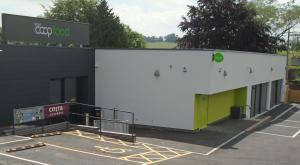New CO-OP convenience store - Fassa - render