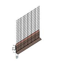 ETICS complementary products: BASE TRACK CLIPS - Fassatherm® External Thermal Insulation Composite System