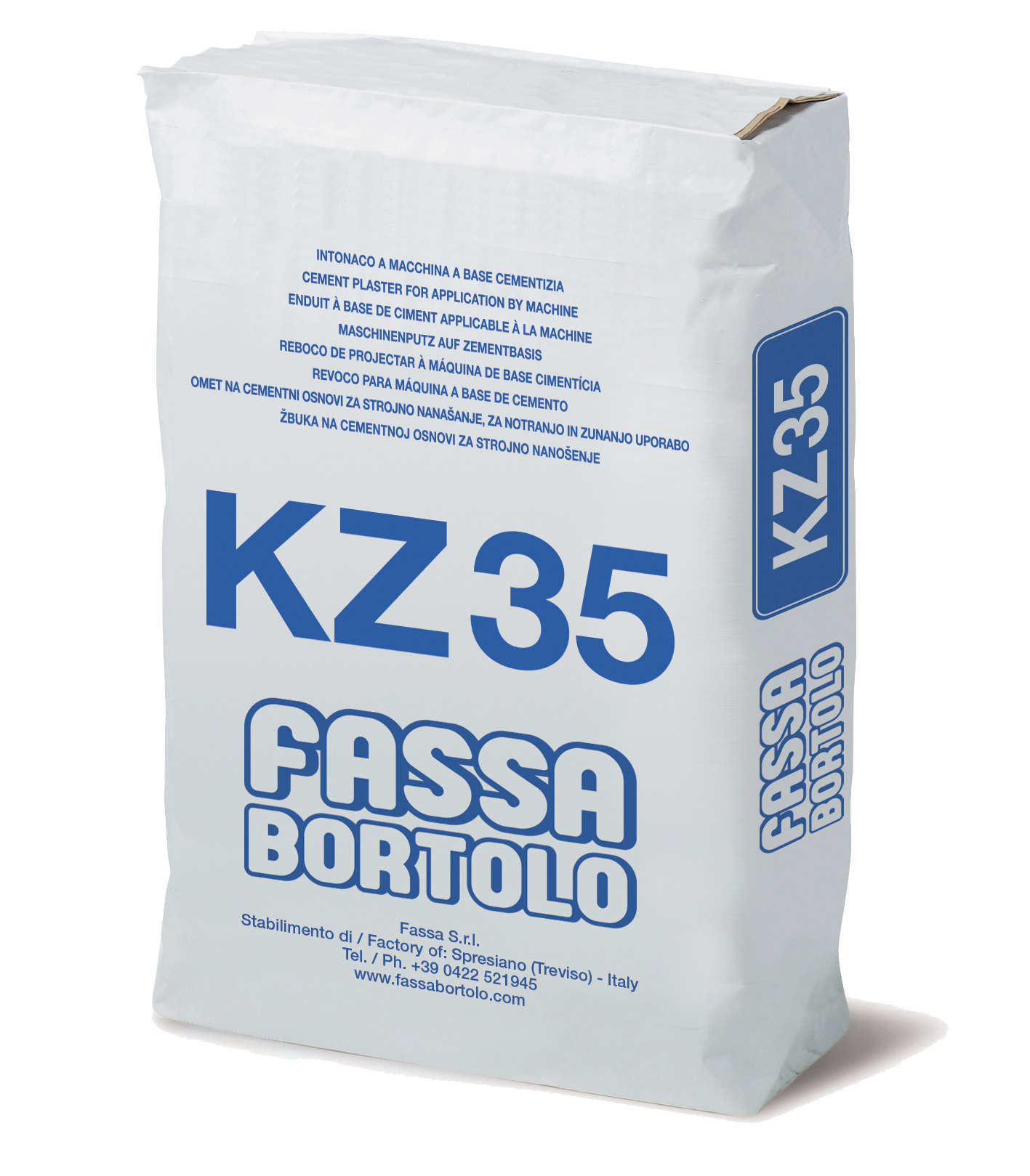 KZ 35: Base coat plaster with water-repellent properties, made from cement and pozzolanic binders, for exteriors and interiors